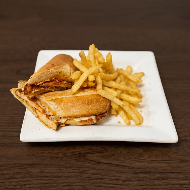 Chicken Parmesan Sandwich.